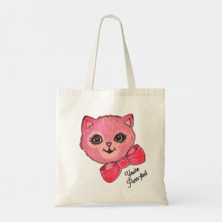 Sac fourre-tout double face vintage chaton