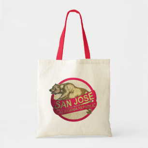 Sac fourre-tout d'ours vintage de San Jose en Cali