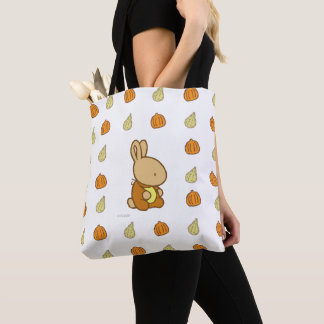 Sac fourre-tout doux à impression de citrouille de