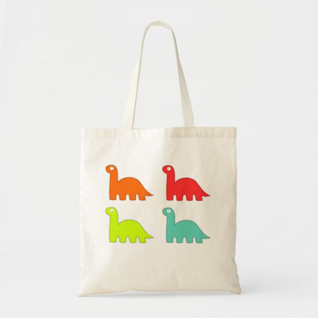 Sac fourre-tout Dragon Cute Dino Personnalisé (Devant)