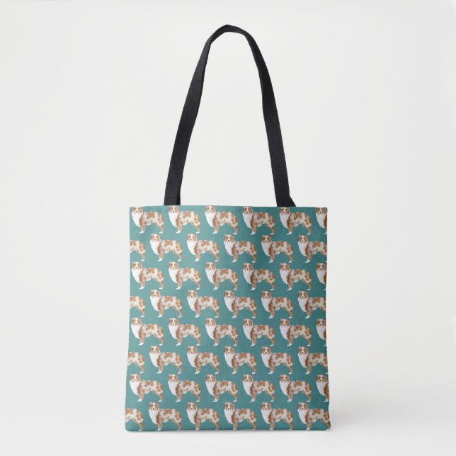Sac fourre-tout du berger australien Red Merle (Devant)