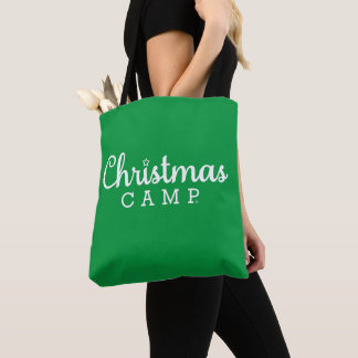 Sac fourre-tout du camp de Noël | Vert | Sacs de N