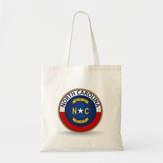 Sac fourre-tout du drapeau de la Caroline du Nord (Devant)