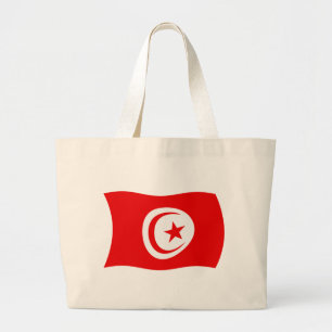 Sac fourre-tout du drapeau de la Tunisie