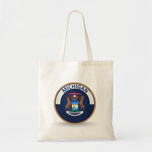 Sac fourre-tout du drapeau de l'État du Michigan