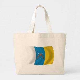 Sac fourre-tout du drapeau des îles Canaries