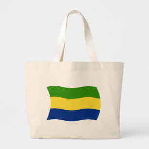 Sac fourre-tout du drapeau du Gabon