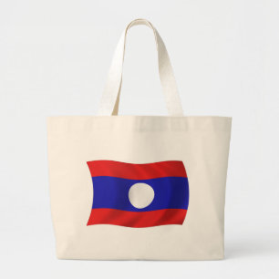 Sac fourre-tout du drapeau du Laos