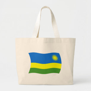 Sac fourre-tout du drapeau du Rwanda