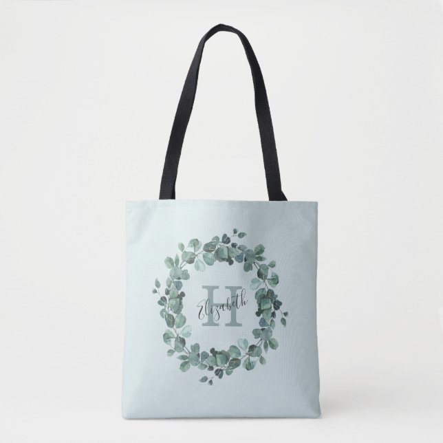 Sac fourre-tout du monogramme de la couronne d'Euc (Devant)