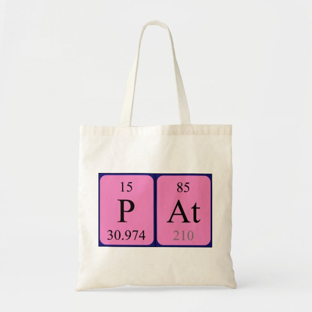 Sac fourre-tout du nom de table périodique de la c (Devant)