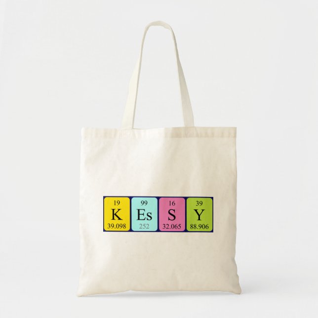 Sac fourre-tout du nom de table périodique Kessy (Devant)