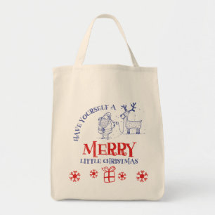 Sac fourre-tout du Père Noël et du renne
