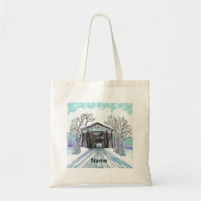Sac fourre-tout du pont couvert d'hiver (Devant)