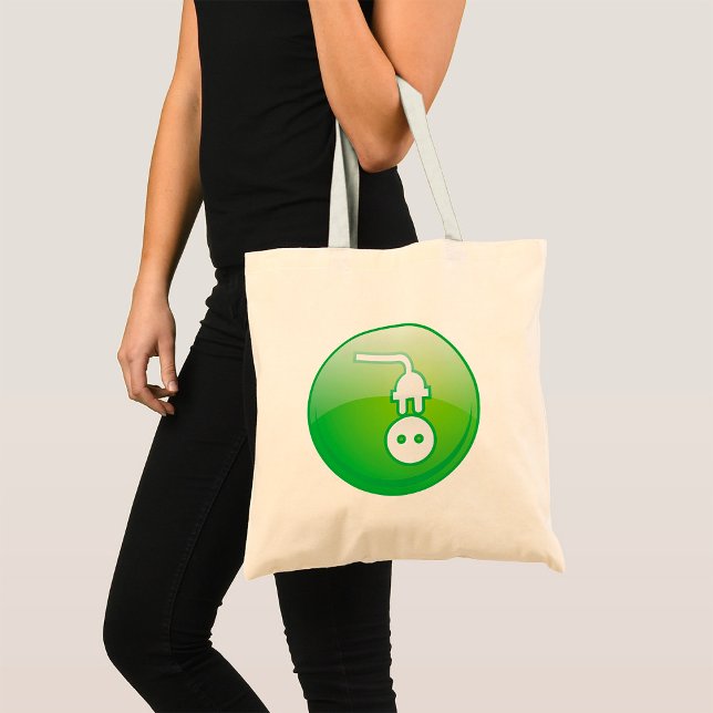 Sac fourre-tout du symbole de prise électrique (Créateur téléchargé)