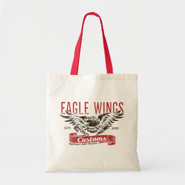 Sac fourre-tout Eagle Wings de la boutique Lock (Devant)