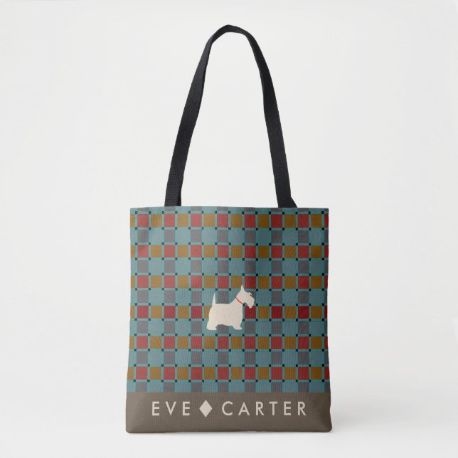 Sac fourre-tout Écossais-Inspiré à tartan de (Devant)
