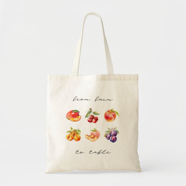 Sac fourre-tout Édition Fruits de Pierre de ferme  (Devant)
