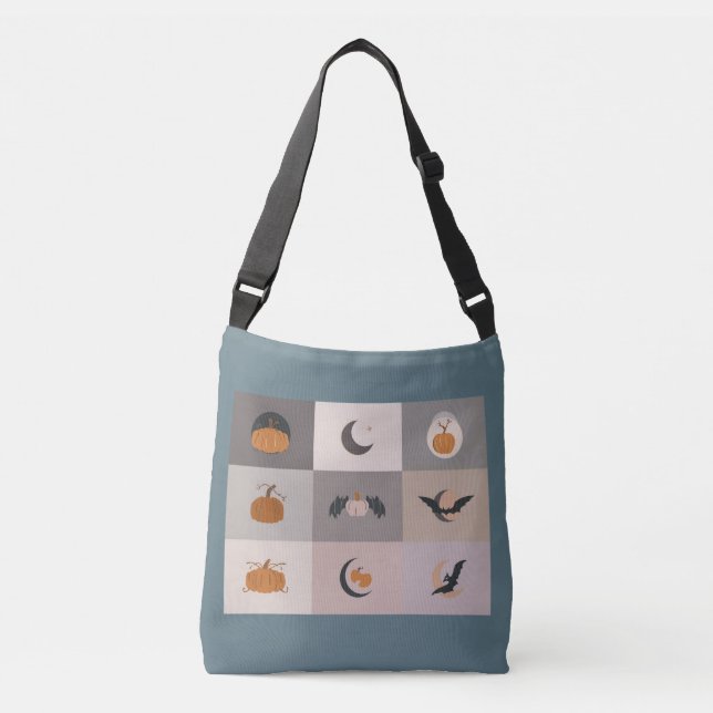 Sac fourre-tout Éffrayant Chic Halloween. (Devant)