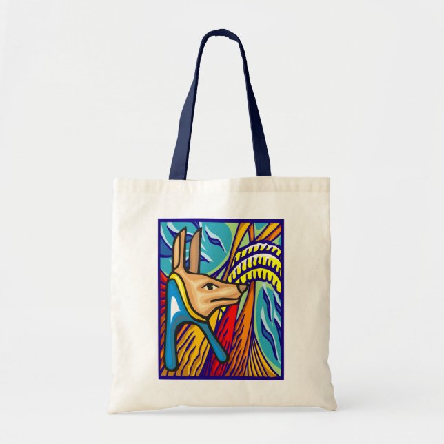 Sac fourre-tout égyptien Anubis (Devant)