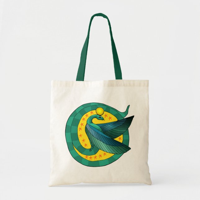 Sac fourre-tout égyptien du serpent ailé (Devant)