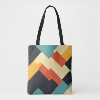 Sac fourre-tout élégant avec design géométrique