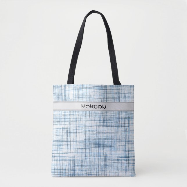 Sac fourre-tout élégant avec nom personnalisé (Devant)