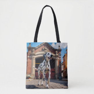 Sac fourre-tout élégant dalmate