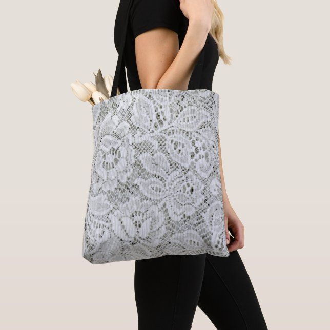 Sac fourre-tout Élégant de dentelle (De près)
