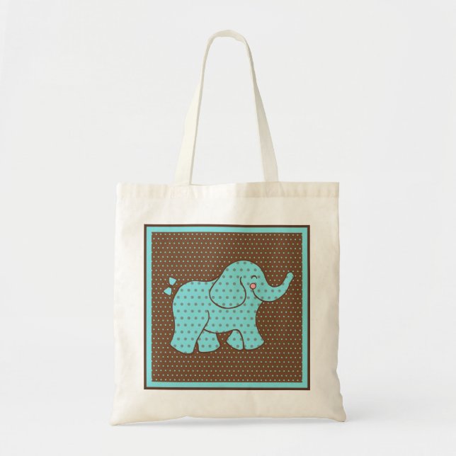Sac fourre-tout éléphant bébé (Devant)