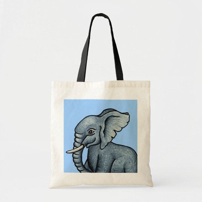 Sac fourre-tout éléphant bébé (Devant)