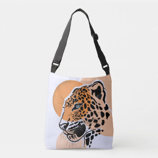 Sac fourre-tout Empreinte de léopard dynamique en 