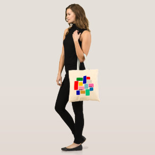 SAC FOURRE-TOUT EN CARRELAGE COLORÉ