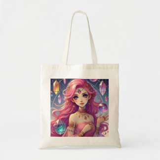 Sac fourre-tout en cristal de rêve rose