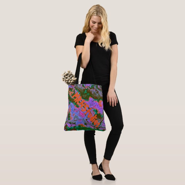 Sac fourre-tout en marbre aigre (Sur le modèle)