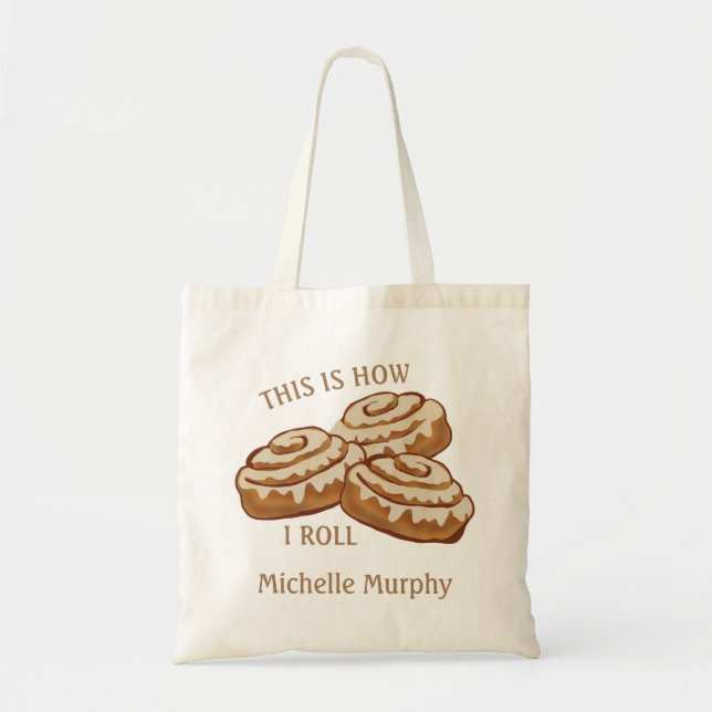 Sac fourre-tout en rouleau de cannelle, Poufs de c (Devant)