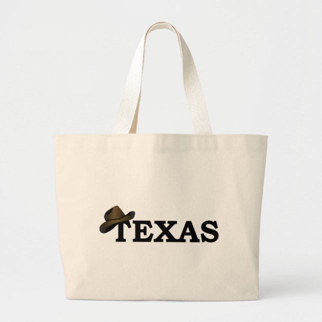 Sac fourre-tout en toile de Casquette de Texas Ran (Devant)