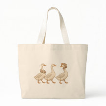 Sac fourre-tout en toile d'oie florale – Style de 