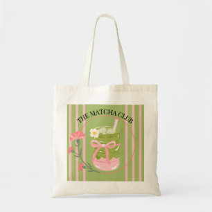 Sac fourre-tout en toile esthétique "The Matcha Cl