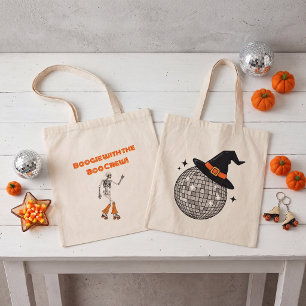 Sac fourre-tout en toile Groovy Retro Disco Hallow