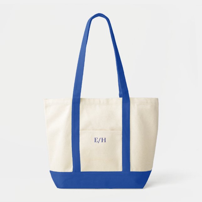 Sac fourre-tout en toile personnalisé avec broderi (Devant)