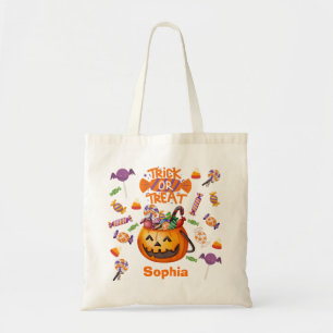 Sac fourre-tout Enfant Halloween Citrouille Sac Bo