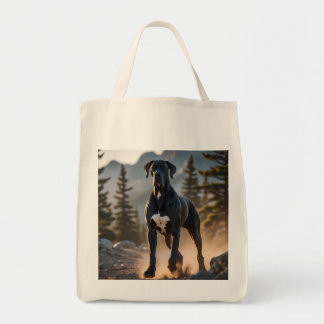 Sac fourre-tout épicerie élégant Great Dane