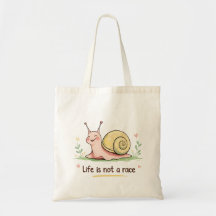 Sac fourre-tout escargot double face | La vie n'es