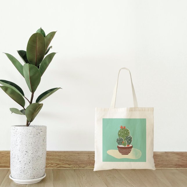 Sac fourre-tout esthétique avec plante mignonne (Créateur téléchargé)