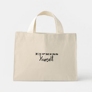 Sac fourre-tout "Express Yourself" Citation mini