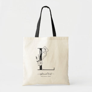 Sac fourre-tout fait sur commande floral à