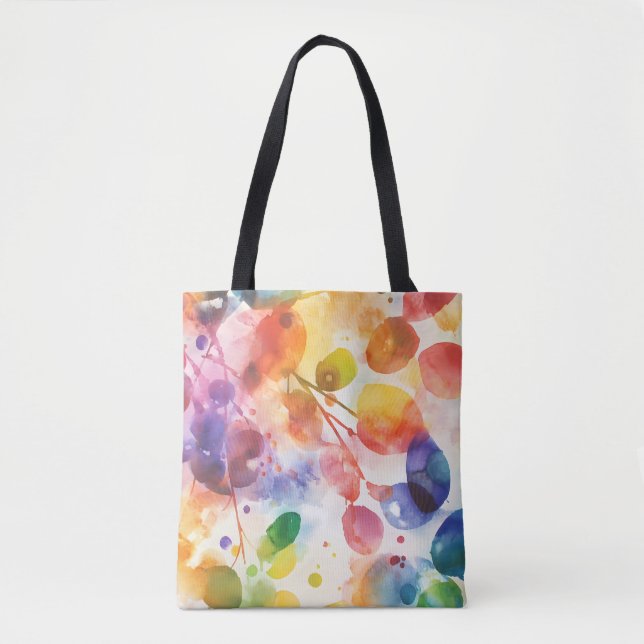 Sac fourre-tout Feuille d'aquarelle (Devant)