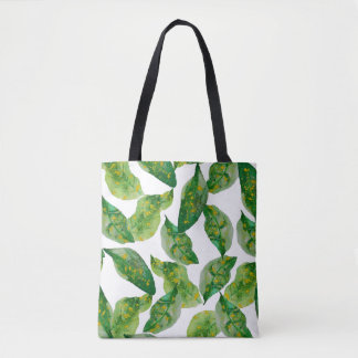 Sac fourre-tout feuille vert
