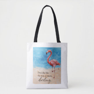 Sac fourre-tout flamant rose